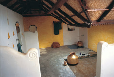 bathroom area at Vishram beach house