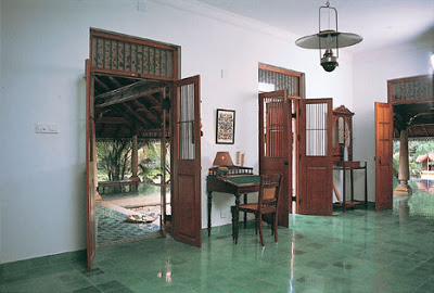 Entrance area of Vishram beach house