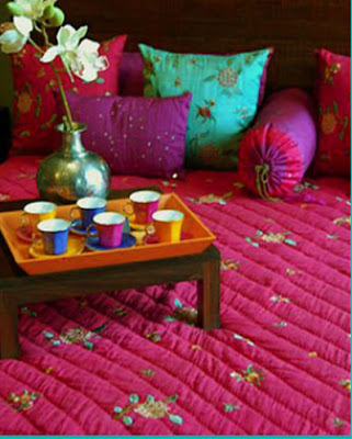 festive Indian look | Bed linen and pottery from Good Earth