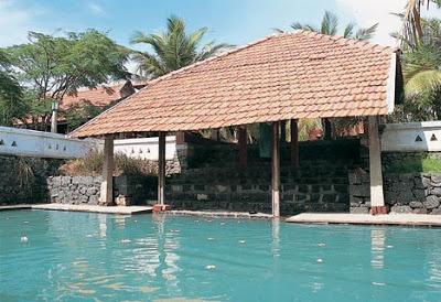 ground pool at Vishram beach house