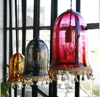 Tassel lights inspired by Victorian decadence
