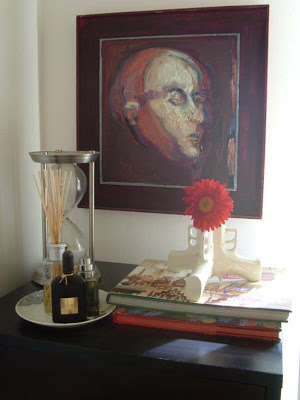 Home in Cubelle | art work at the studying room
