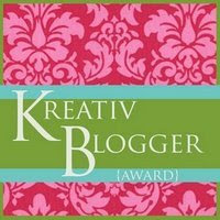 the list of Kreativ Blogger award