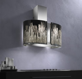 Murano collection the kitchen range hoods by Futuro Futuro Round New York