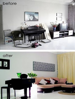 before and after room makeover