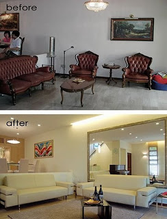 before and after room makeover