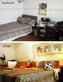 before and after room makeover