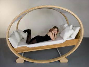 Private cloud bed designed by Manuel Klois