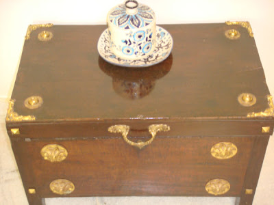 A recreated treasure chest
