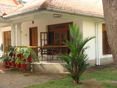 Mangalore tiles on the roof