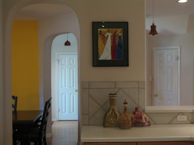 A corner of Sri's kitchen