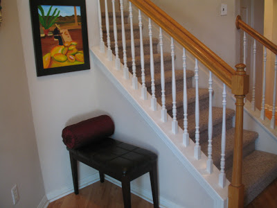 A niche near the stairway
