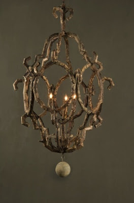 Driftwood Baroque Chandelier from BoBo Intriguing Objects