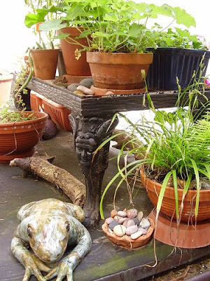 Nicola's terrace garden | Vintage lover | theKeybunch decor