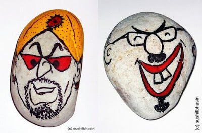 Sushil comic cartoon hand-painted