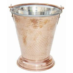 Copper steel bucket from homeshop
