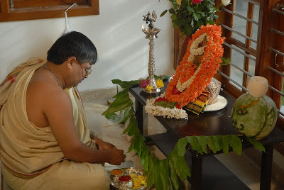 the pujas are performed to invoke the blessings of various deities, the homas are performed to ward off evil