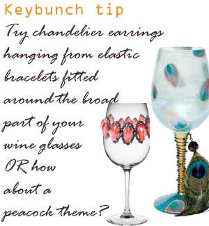 thekeybunch tips regarding the accessorized wine goblet