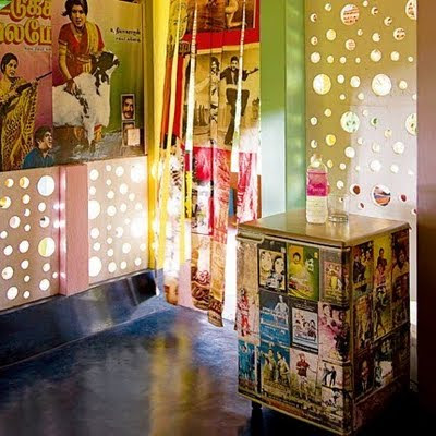 home in the Bollywood kitsch theme