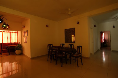 Authentic antique furniture in the dining room