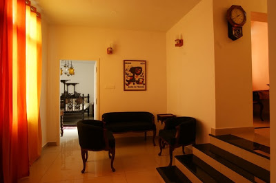 the beautiful sitting area