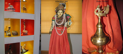 a corner of Naveena Srinivasan parents' room from Toronto, in Bangalore