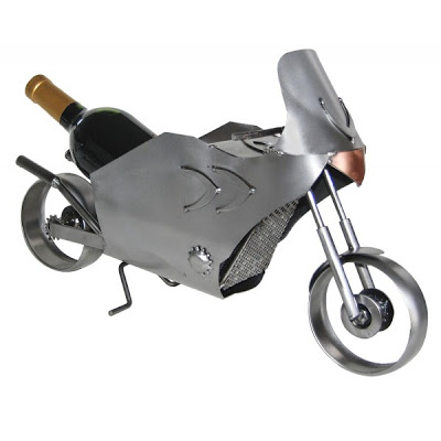 Bike wine bottle holder