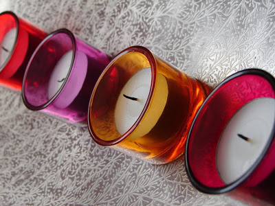 a beautiful line-up of candles | Bella's room in Canada | theKeybunch decor