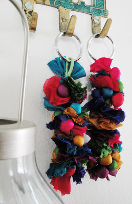 A lovely Silk Potli Keyring giveaway gift from Kanika debut collection