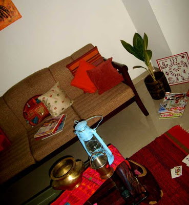 cozy corner in living room