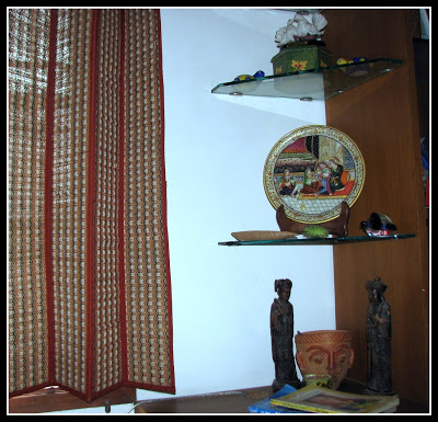 the vintage collection at the corner of the room