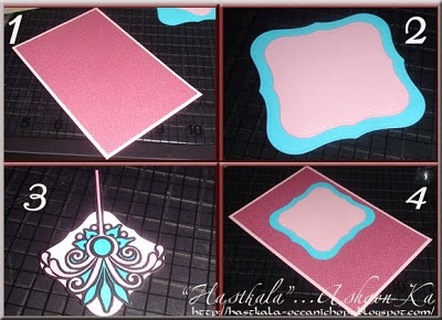 a handmade Xmas card and gift box tutorial by Asha