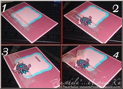 a handmade Xmas card and gift box tutorial by Asha