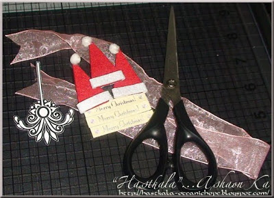 a handmade Xmas card and gift box tutorial by Asha