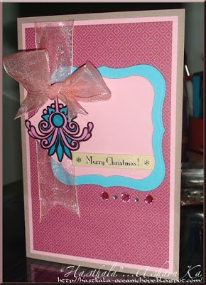 a handmade Xmas card and gift box tutorial by Asha