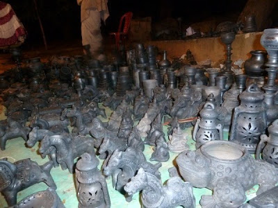 Black Terracotta products from Kala Madhyam mela