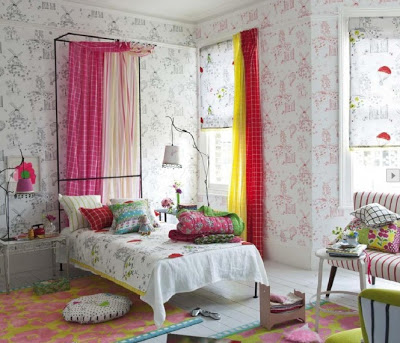 Spring inspired fabrics and wallpaper collection