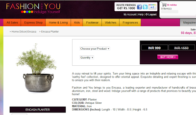 Metal Planter from Online Shopping @ Fashion and You