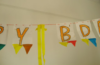 happy birthday banner handmade