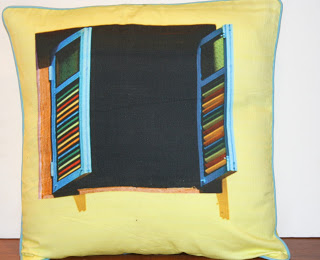 The Keybunch, old wood window 3d cushion cover by serenity