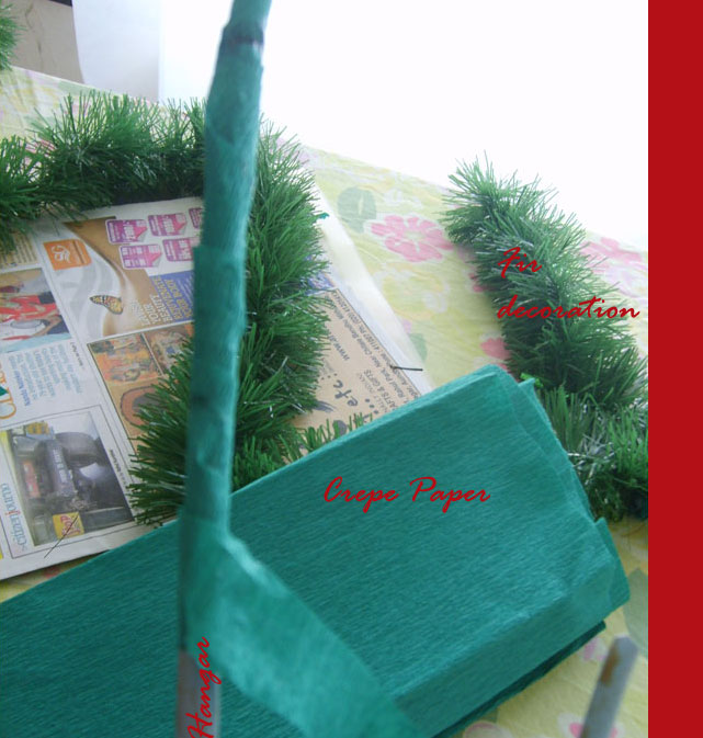 DIY Christmas Tree on the wall