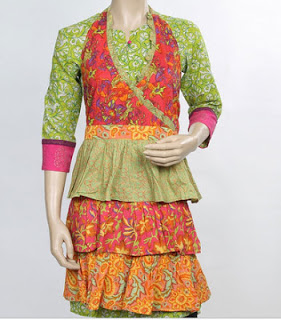 Designer Apron With Three Frills from Pepperfry.com online shopping