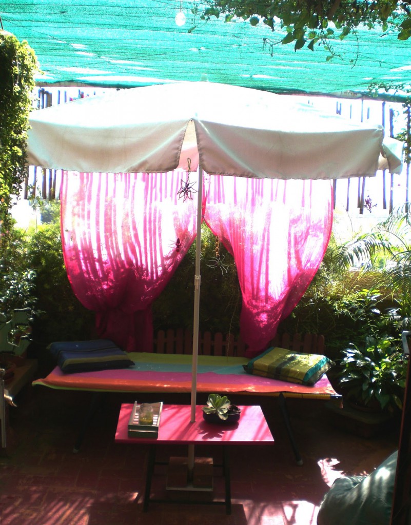 The bedroom deck | Seema eclectic home tour