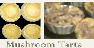 mushroom tarts