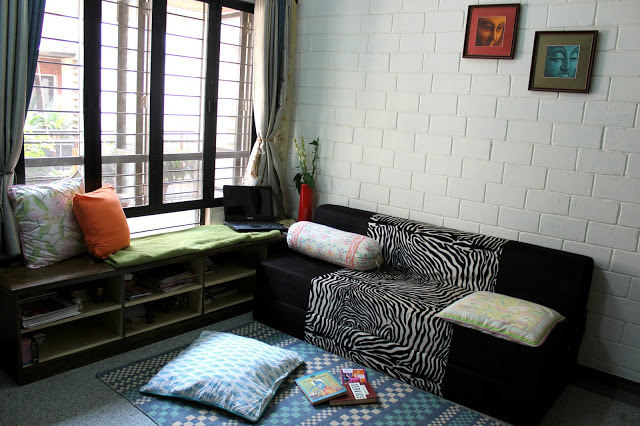 cushion covers in study guest room | Deepa and Sriram's Summer Decor