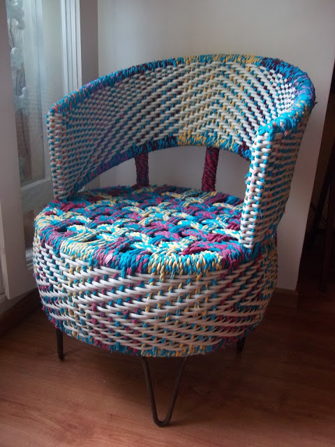 the retyrment plan upcycled chair