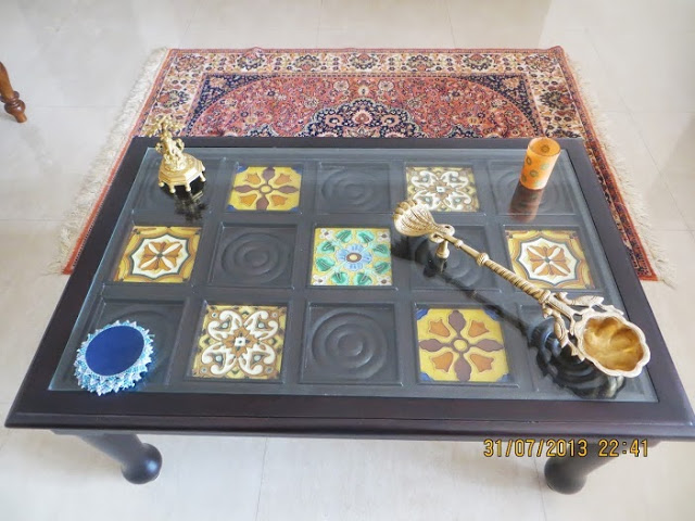 table done in mehrauli from a restorer | Aparna's home tour in Bengaluru