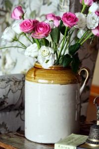 barni with fresh flower