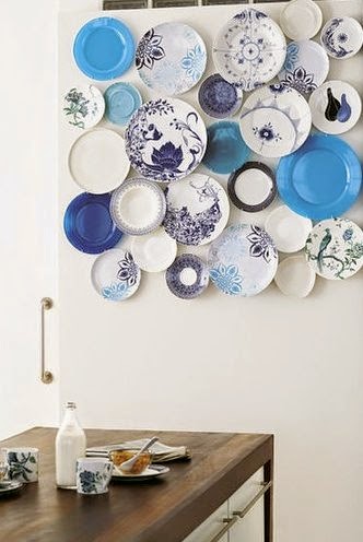 wall decor, plate arrangements