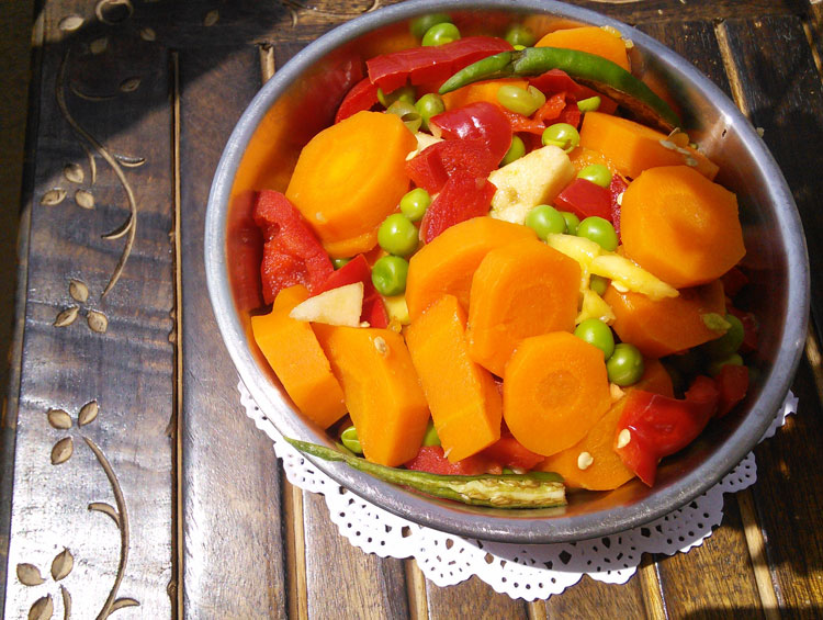 food on a table, but not really a tablescape